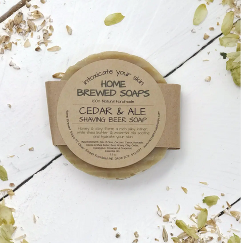 Cedar & Ale Beer Shaving Soap