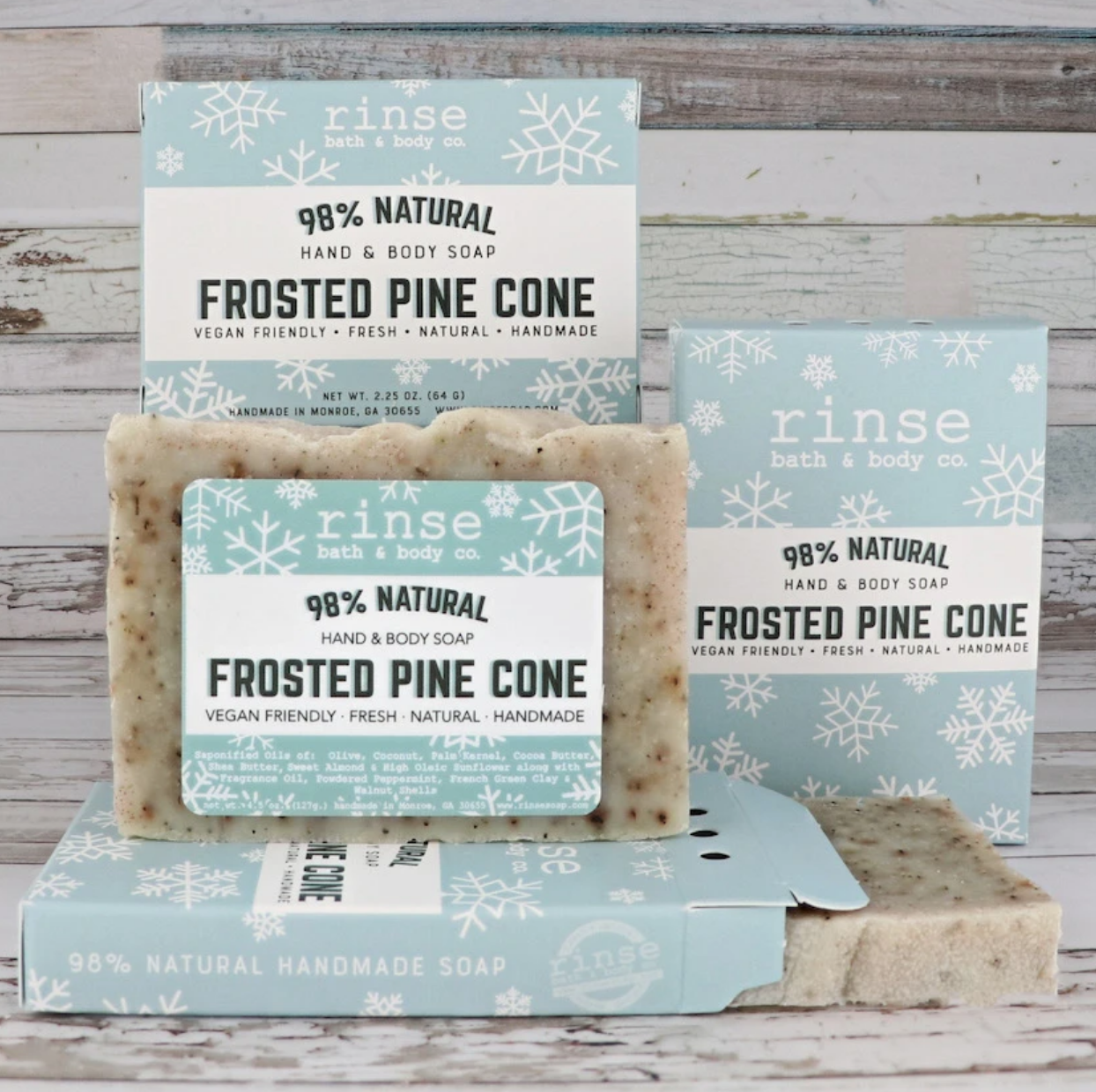 Mini Frosted Pine Cone Soap