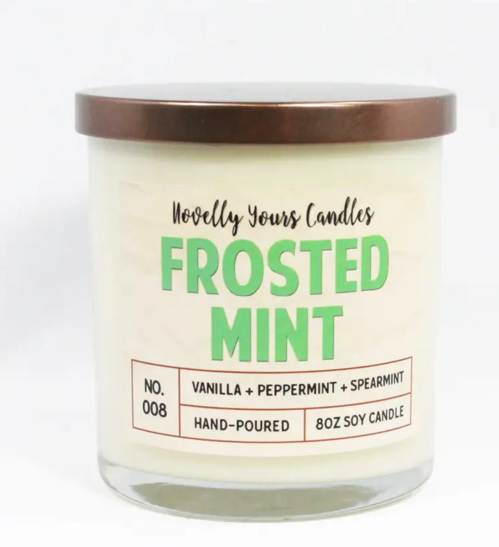 Frosted Mint Candle