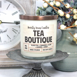 Tea boutique candle